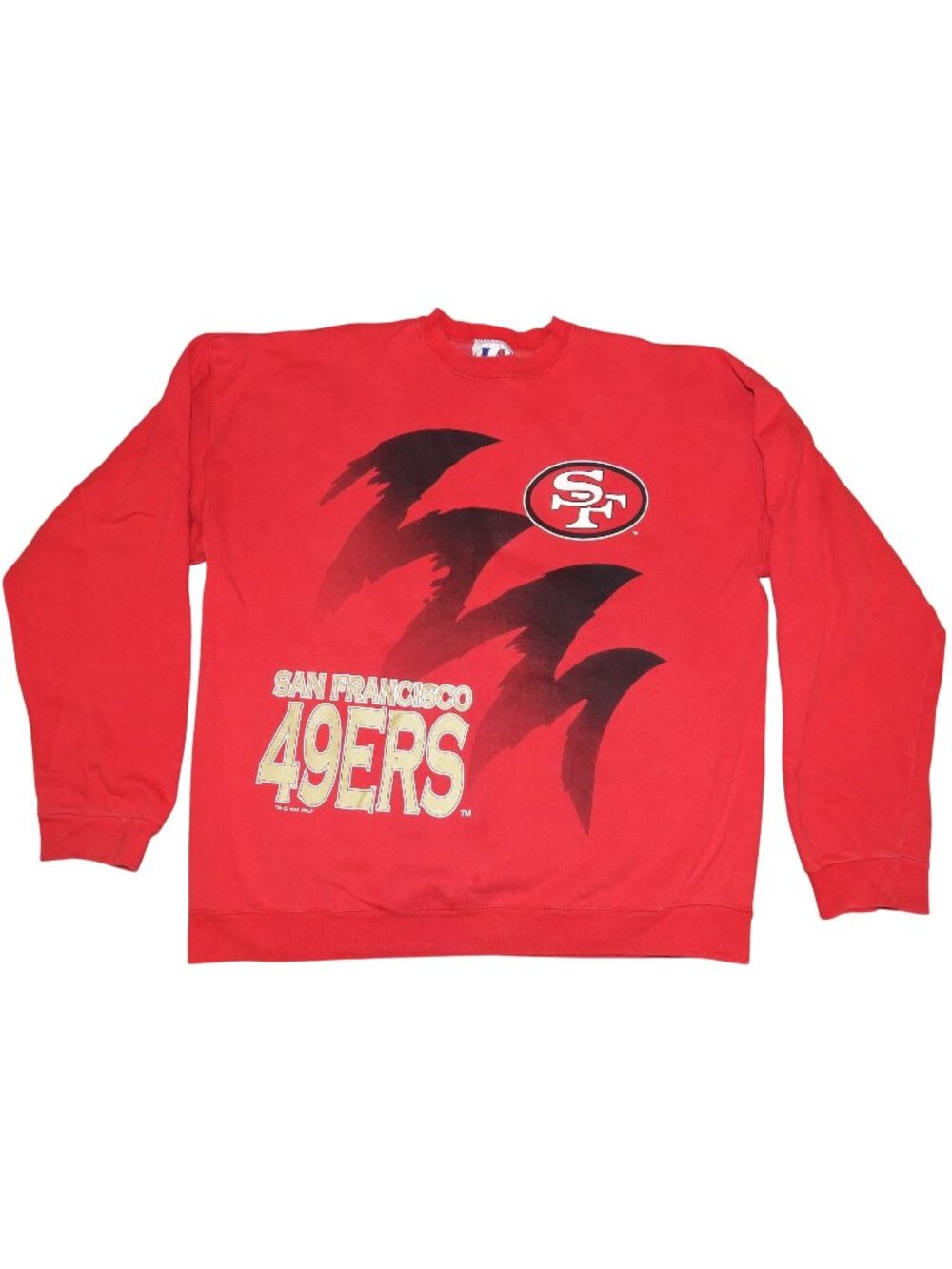 Vintage 1994 San Francisco 49ers Logo Athletric Sharktooth Sweatshirt XL